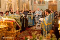 Вечернее богослужение в Свято-Петро-Павловском кафедральном соборе г.Гомеля