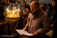 Вечернее богослужение в Свято-Петро-Павловском кафедральном соборе г.Гомеля