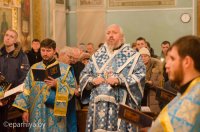 Вечернее богослужение в Свято-Петро-Павловском кафедральном соборе г.Гомеля