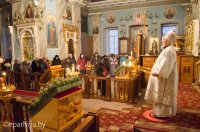 Божественная литургия в Свято-Петро-Павловском кафедральном соборе г.Гомеля