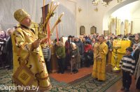 В Свято-Никольском мужском монастыре города Гомеля состоялось праздничное архиерейское богослужение, посвященное 20-летию обители