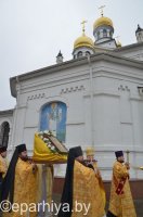 В Свято-Никольском мужском монастыре города Гомеля состоялось праздничное архиерейское богослужение, посвященное 20-летию обители