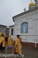 В Свято-Никольском мужском монастыре города Гомеля состоялось праздничное архиерейское богослужение, посвященное 20-летию обители