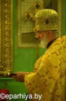 В Свято-Никольском мужском монастыре города Гомеля состоялось праздничное архиерейское богослужение, посвященное 20-летию обители