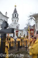В Свято-Никольском мужском монастыре города Гомеля состоялось праздничное архиерейское богослужение, посвященное 20-летию обители