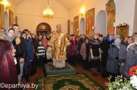 В Свято-Никольском мужском монастыре города Гомеля состоялось праздничное архиерейское богослужение, посвященное 20-летию обители