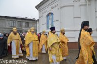 В Свято-Никольском мужском монастыре города Гомеля состоялось праздничное архиерейское богослужение, посвященное 20-летию обители