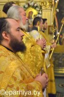 В Свято-Никольском мужском монастыре города Гомеля состоялось праздничное архиерейское богослужение, посвященное 20-летию обители