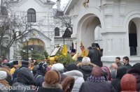 В Свято-Никольском мужском монастыре города Гомеля состоялось праздничное архиерейское богослужение, посвященное 20-летию обители