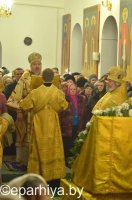 В Свято-Никольском мужском монастыре города Гомеля состоялось праздничное архиерейское богослужение, посвященное 20-летию обители