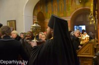 В Свято-Никольском мужском монастыре города Гомеля состоялось праздничное архиерейское богослужение, посвященное 20-летию обители