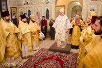 Божественная литургия в день почитания Святителя Амвросия Медиоланского