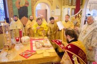 Божественная литургия в день почитания Святителя Амвросия Медиоланского