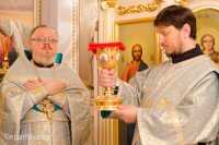 Божественная литургия в день почитания иконы Божией Матери «Нечаяная Радость»