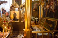 Божественная Литургия в Свято-Покровском храме села Корма Добрушского района