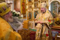 Божественная Литургия в Свято-Покровском храме села Корма Добрушского района