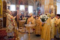 Божественная Литургия в Свято-Покровском храме села Корма Добрушского района