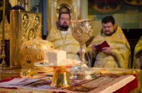 Божественная Литургия в Свято-Покровском храме села Корма Добрушского района