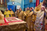 Божественная Литургия в Свято-Покровском храме села Корма Добрушского района