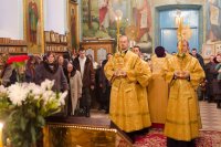 Божественная Литургия в Свято-Покровском храме села Корма Добрушского района