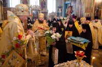 Божественная Литургия в Свято-Покровском храме села Корма Добрушского района