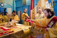 Божественная Литургия в Свято-Покровском храме села Корма Добрушского района