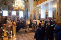 Божественная Литургия в Свято-Покровском храме села Корма Добрушского района