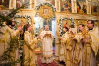 Божественная Литургия в кафедральном соборе Божественная Литургия в кафедральном соборе