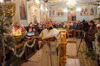 В праздник Рождества Христова Преосвященный Стефан совершил Божественную Литургию в кафедральном соборе города Гомеля В праздник Рождества Христова Преосвященный Стефан совершил Божественную Литургию в кафедральном соборе города Гомеля