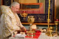 В праздник Рождества Христова Преосвященный Стефан совершил Божественную Литургию в кафедральном соборе города Гомеля В праздник Рождества Христова Преосвященный Стефан совершил Божественную Литургию в кафедральном соборе города Гомеля