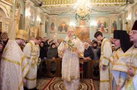 В праздник Рождества Христова Преосвященный Стефан совершил Божественную Литургию в кафедральном соборе города Гомеля В праздник Рождества Христова Преосвященный Стефан совершил Божественную Литургию в кафедральном соборе города Гомеля