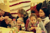 Театрализованное действо с участием новогодних персонажей