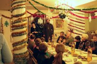 Театрализованное действо с участием новогодних персонажей