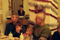 Театрализованное действо с участием новогодних персонажей