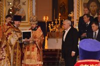 Почетный знак «Наставник молодежи» был вручен иерею Сергию Климову Почетный знак «Наставник молодежи» был вручен иерею Сергию Климову