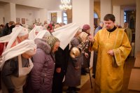 Божественная литургия в день празднования собора новомученников и исповедников Церкви Русской