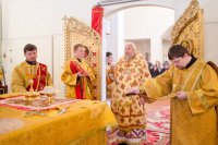 Божественная литургия в день празднования собора новомученников и исповедников Церкви Русской