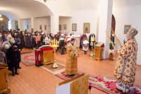 Божественная литургия в день празднования собора новомученников и исповедников Церкви Русской