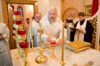 Освящение престола крестильного храма собора апп. Петра и Павла г.Гомеля. Освящение престола крестильного храма собора апп. Петра и Павла г.Гомеля.