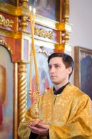 Божественная литургия в день празднования Собора Вселенских учителей и святителей Василия Великого, Григория Богослова и Иоанна Златоуста