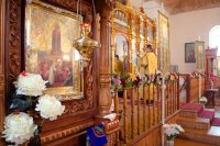 Божественная литургия в день празднования Собора Вселенских учителей и святителей Василия Великого, Григория Богослова и Иоанна Златоуста