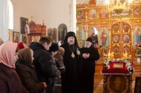 Божественная литургия в день празднования Собора Вселенских учителей и святителей Василия Великого, Григория Богослова и Иоанна Златоуста