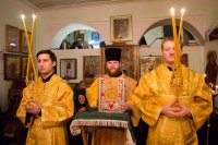 Божественная литургия в Свято-Тихвинском женском монастыре