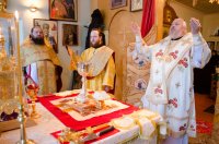 Божественная литургия в Свято-Тихвинском женском монастыре