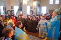 Божественная литургия в день празднования Сретения Господня