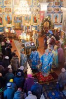 Божественная литургия в день празднования Сретения Господня