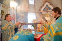 Божественная литургия в день празднования Сретения Господня