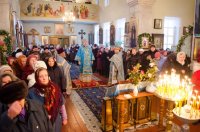 Божественная литургия в день празднования Сретения Господня