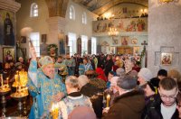 Божественная литургия в день празднования Сретения Господня