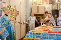 Божественная литургия в день празднования Сретения Господня